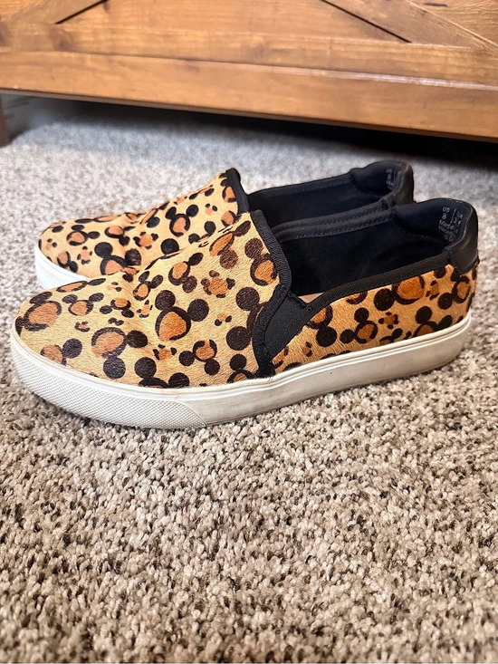 Aldo Shoes - Disney Aldo Mickey Mouse Cheetah Slip-On Sneakers US 8